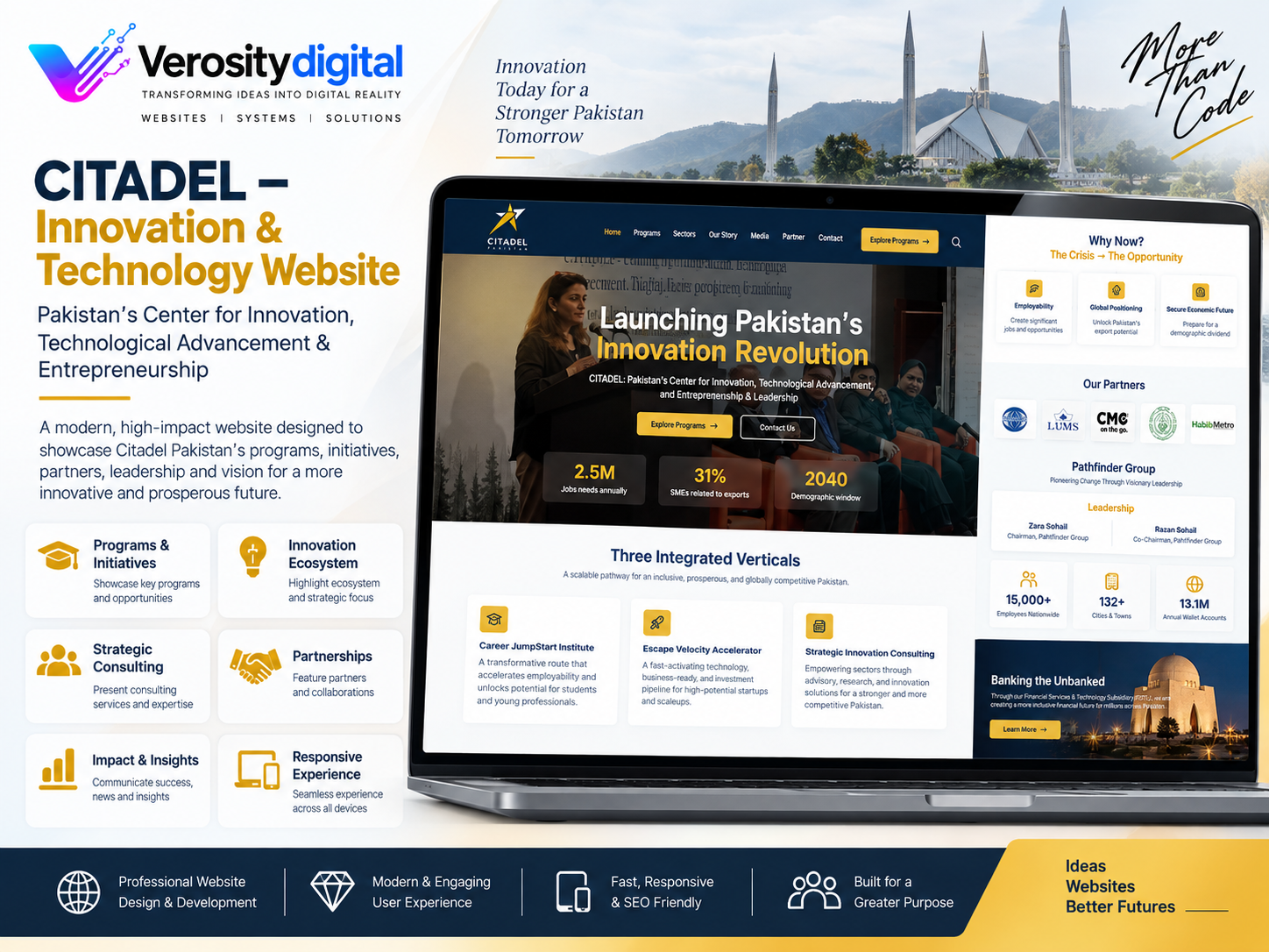 Citadel Pakistan – Innovation & Technology Website